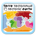 Terre Tectonique Tectonic Earth Poster Small Link